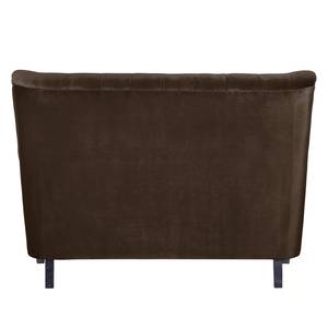 Sofa Cocoa (2-Sitzer) Samt Samtstoff - Bisonbraun