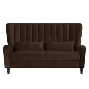 Sofa Cocoa (3-Sitzer) Samt Bisonbraun