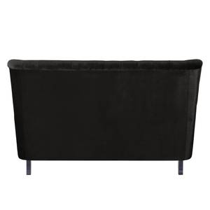 Sofa Cocoa (3-Sitzer) Samt Samtstoff - Schwarz