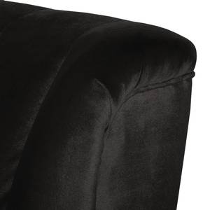 Sofa Cocoa (2-Sitzer) Samt Samtstoff - Schwarz