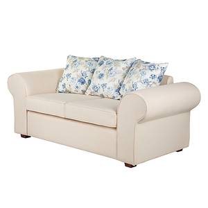 Sofa Colmar (2-Sitzer) Beige / Blau