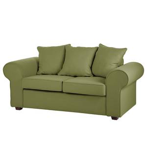 Sofa Colmar (2-Sitzer) Webstoff Olivgrün