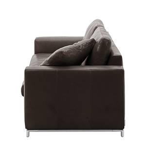 Canapé Concept102-M (3 places) Cuir véritable - Mocca - Sans coussin