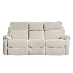 Sofa Conor 3-Sitzer Echtleder/Kunstleder Beige