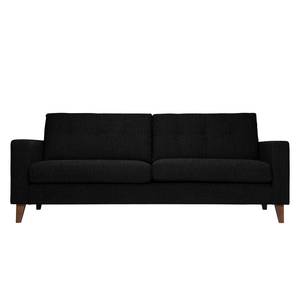 Sofa Cooper (3-Sitzer) Webstoff Stoff Akenia: Schwarz