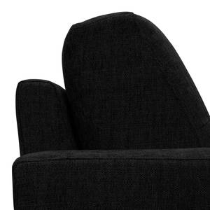 Sofa Cooper (3-Sitzer) Webstoff Stoff Akenia: Schwarz