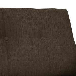 Sofa Cooper (3-Sitzer) Webstoff Stoff Kiara: Grau-Braun