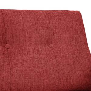 Canapé Cooper (3 places) Tissu Tissu Kiara : Rouge