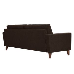 Sofa Cooper (3-Sitzer) Webstoff Stoff Kiara: Schwarz-Braun