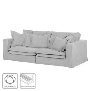 Sofa Coral Beach (3-Sitzer) Webstoff Webstoff - Lichtgrau