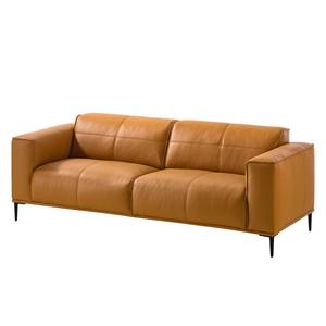 Sofa Crawford II (3-Sitzer) Echtleder Neka: Cognac