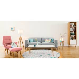 Sofa Crawford I (3-Sitzer) Webstoff Saia: Hellgrau