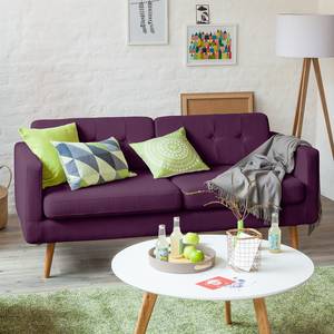 Sofa Croom I (3-Sitzer) Violett - Textil - 184 x 84 x 81 cm