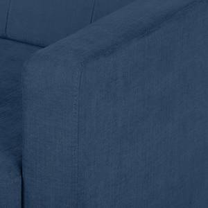 Sofa Croom II (3-Sitzer) Webstoff Dunkelblau