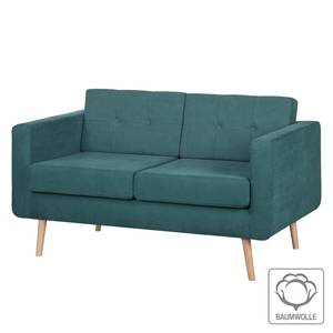 Sofa Croom I (2-Sitzer) Türkis - Textil - 143 x 84 x 81 cm