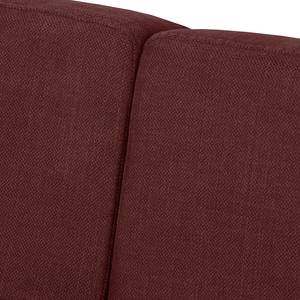 Sofa Croom II (3-Sitzer) Webstoff Weinrot