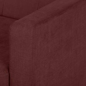 Sofa Croom II (3-Sitzer) Webstoff Weinrot