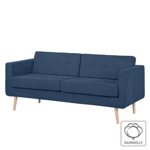 Sofa Croom II (3-Sitzer) Webstoff Dunkelblau