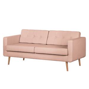 Sofa Croom I (3-Sitzer) Webstoff - Webstoff Polia: Pastellapricot