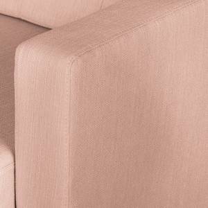 Sofa Croom I (3-Sitzer) Webstoff - Webstoff Polia: Pastellapricot