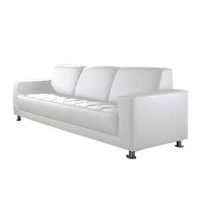 Sofa Dallas (3-Sitzer) Kunstleder Weiß