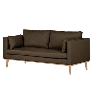 Sofa Dauphine 3-Sitzer - Webstoff Fischgrätmuster - Braun