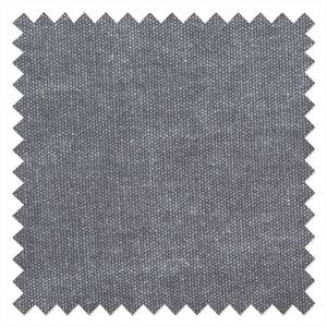 Canapé Davido (2 places) Tissu en coton gris foncé - Anthracite