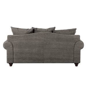 Sofa Davido (3-Sitzer) Baumwollstoff Braun