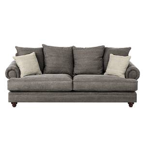 Sofa Davido (3-Sitzer) Baumwollstoff Braun