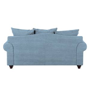 Sofa Davido (3-Sitzer) Baumwollstoff Hellblau