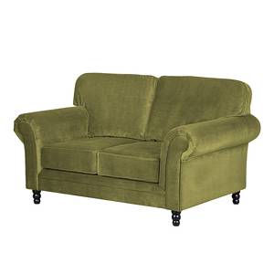 Sofa Dijon (2-Sitzer) Samt Olivgrün