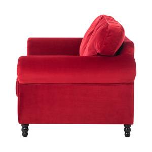 Sofa Dijon (3-Sitzer) Samt Rot