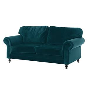 Sofa Dijon (3-Sitzer) Samt Samtstoff - Türkis