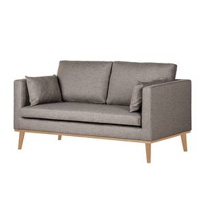 Sofa Dauphine 2-Sitzer - Webstoff Fischgrätmuster - Grau