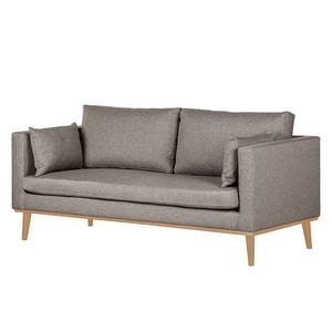 Sofa Dauphine 3-Sitzer - Webstoff Fischgrätmuster - Grau