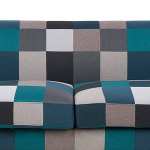 Sofa Goa (3-Sitzer) Webstoff - Grau / Blau