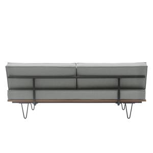 Sofa Elphin (2-Sitzer) Webstoff Lichtgrau