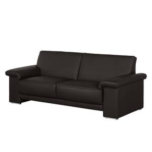 Sofa Emita (3-Sitzer) Kunstleder - Dunkelbraun