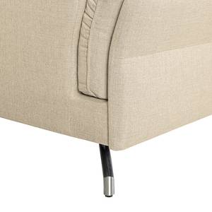 Sofa Enrico (2,5-Sitzer) Webstoff Beige - Ohne Kopfstütze