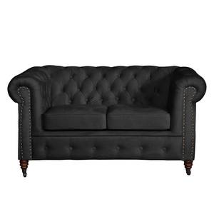 Sofa Esplanada (2-Sitzer) Samt Schwarz