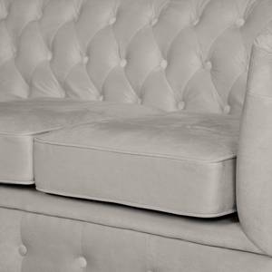 Sofa Esplanada (3-Sitzer) Samt Granit