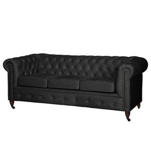 Sofa Esplanada (3-Sitzer) Samt Schwarz