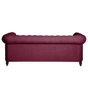 Sofa Esplanada (3-Sitzer) Samt Weinrot