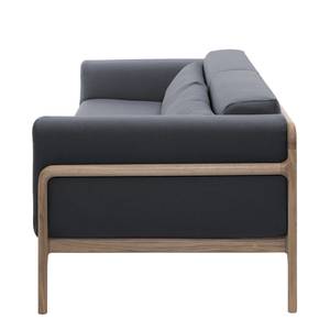 Sofa Fleek (2-Sitzer) Stoff Ever: Anthrazit - Braun