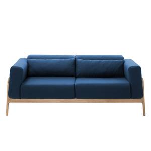 Sofa Fleek (2-Sitzer) Stoff Ever: Dunkelblau - Beige