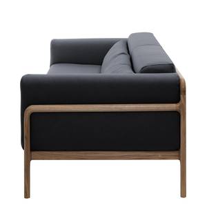 Sofa Fleek (3-Sitzer) Stoff Ever: Anthrazit - Braun