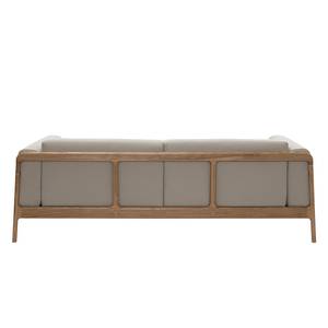 Sofa Fleek (3-Sitzer) Stoff Ever: Beige - Braun