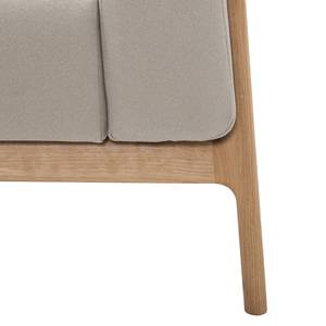 Sofa Fleek (3-Sitzer) Stoff Ever: Beige - Braun