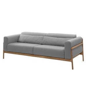 Sofa Fleek (3-Sitzer) Stoff Ever: Grau-Beige - Braun