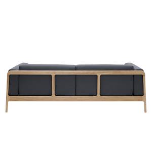 Sofa Fleek (3-Sitzer) Stoff Ever: Anthrazit - Beige